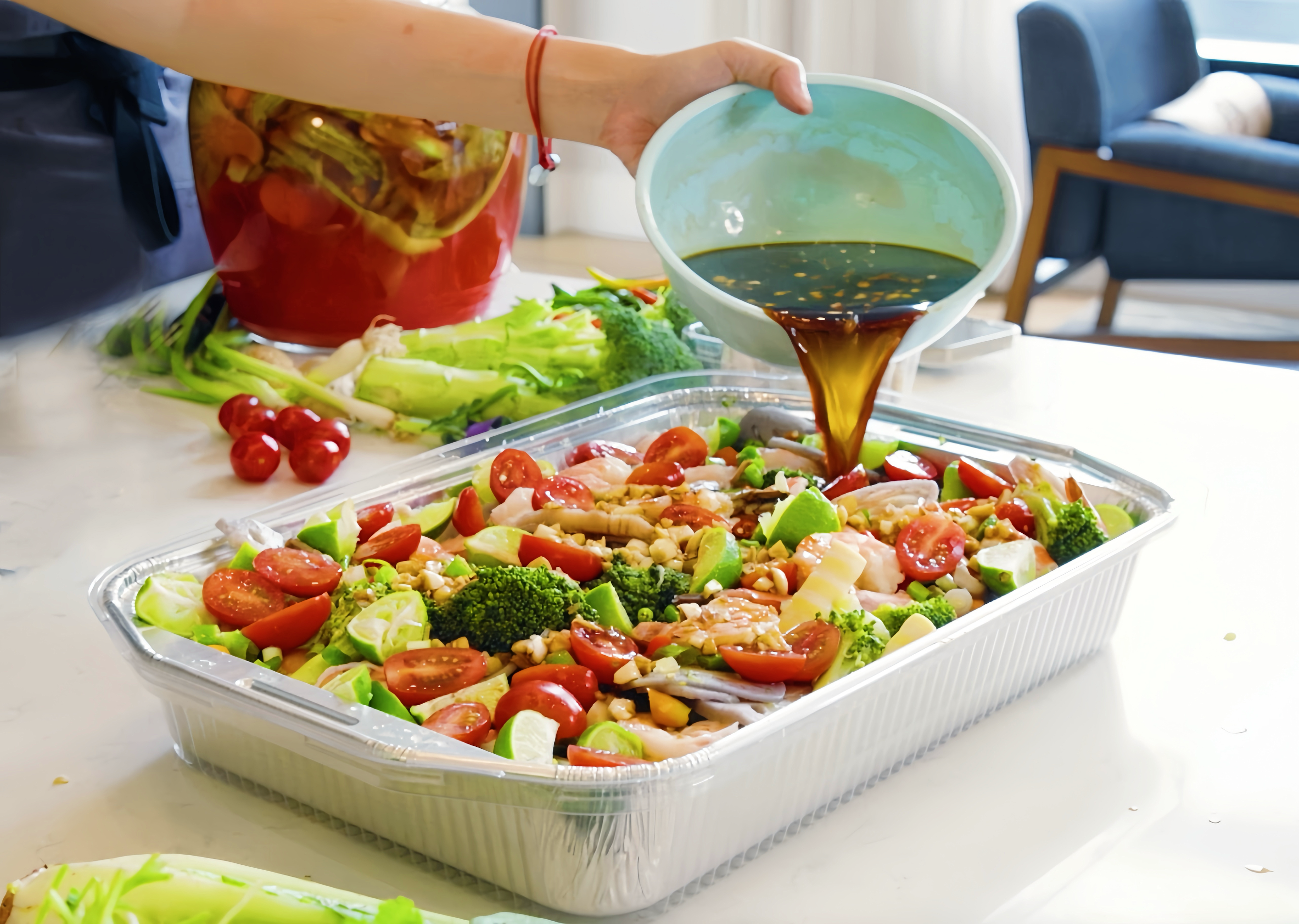 Chinese Shrimp and vegetable salad – CookingBomb