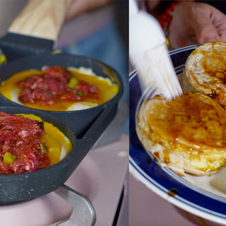 Asian Egg Beef Burger