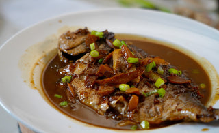 Red-Braised Pompano 红烧鲳鱼