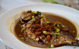 Red-Braised Pompano 红烧鲳鱼